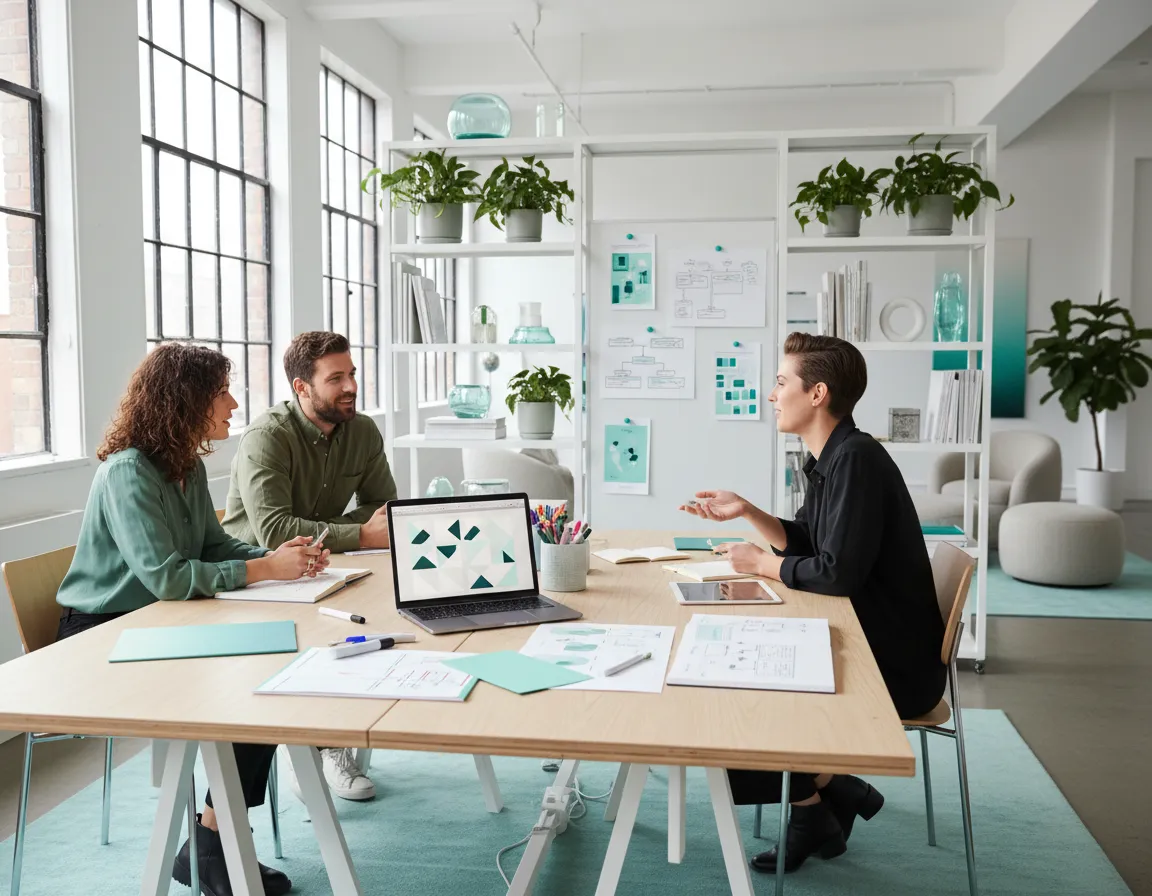 Creative studio workspace